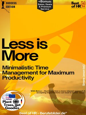 cover image of Less is More